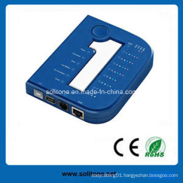 Cable Tester for RJ45/Rj11/USB/1394 Cable, New Style